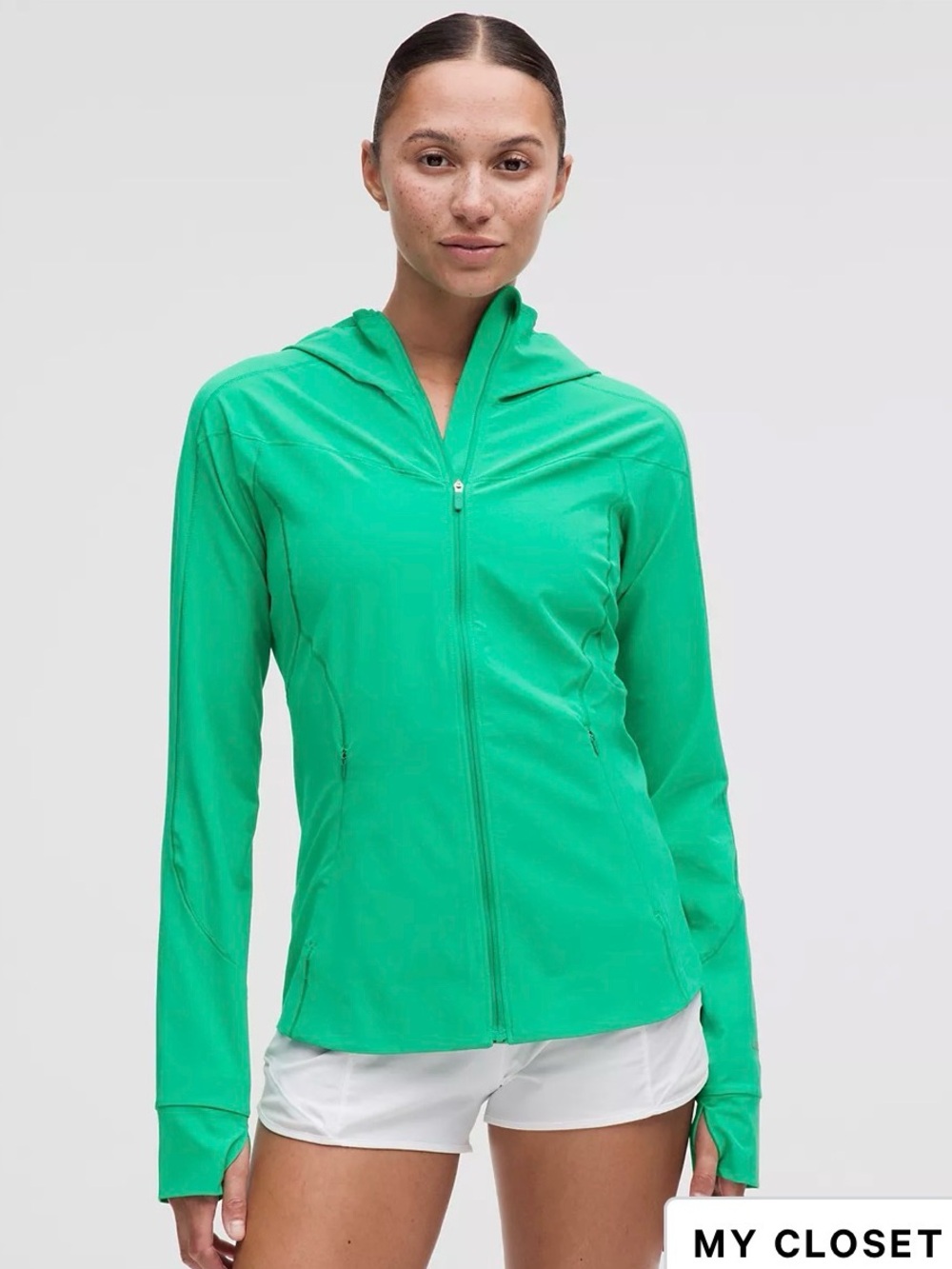 🍋 Lululemon Mist Over Windbreaker | Kelly Green | 0